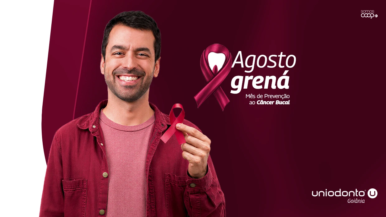 Agosto Grená: Uniodonto Goiânia mobiliza cooperados, empresas e comunidades pela prevenção do câncer bucal